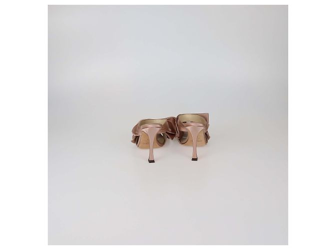 Sandali Flaca con fiocco in raso rosa pallido Jimmy Choo - vista 5
