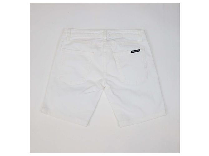Shorts de denim blanco Dolce & Gabbana - vista 2