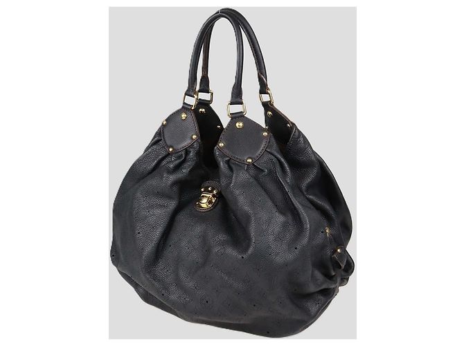 Borsa XL Surya Louis Vuitton in pelle Mahina Monogram nera Nero - vista 2