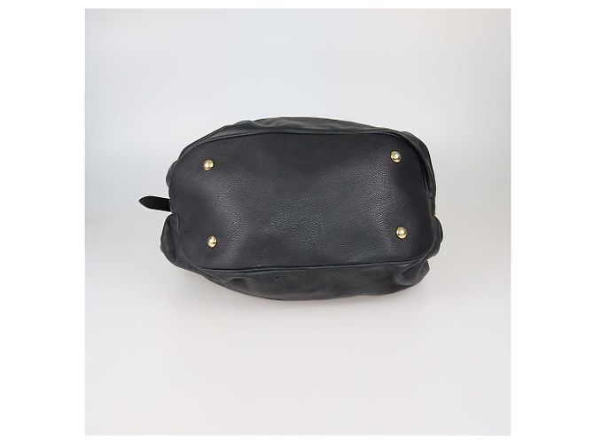 Borsa XL Surya Louis Vuitton in pelle Mahina Monogram nera Nero - vista 4
