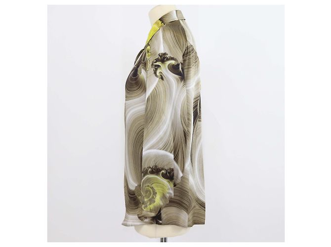 Camicia a maniche lunghe in seta stampata multicolore Versace Collection - vista 2