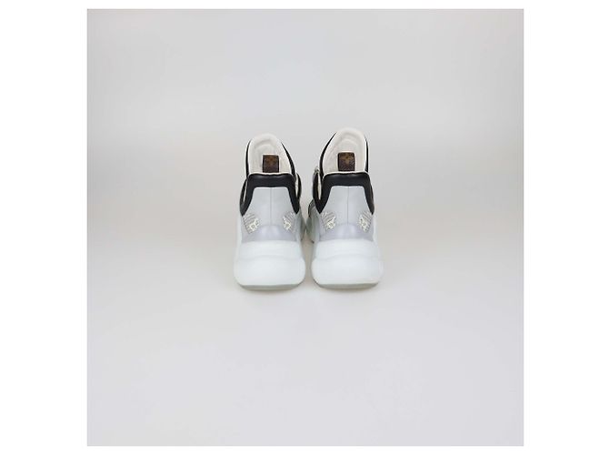 Zapatillas Archlight Louis Vuitton de nailon y cuero Monogramme gris/negro - vista 5