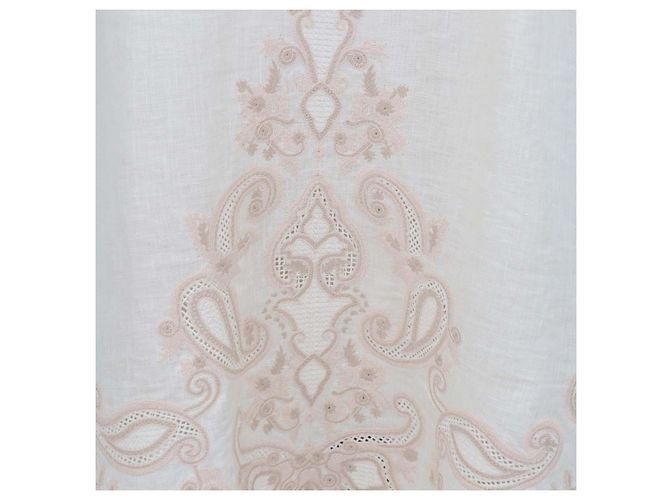 Vestido Longo Estelle Paisley em Linho Bege Zimmermann - vista 4