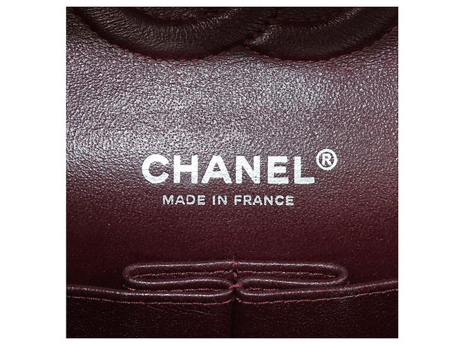 Borsa Chanel Medium Classic Double Flap in pelle caviar matelassé nera Nero - vista 5