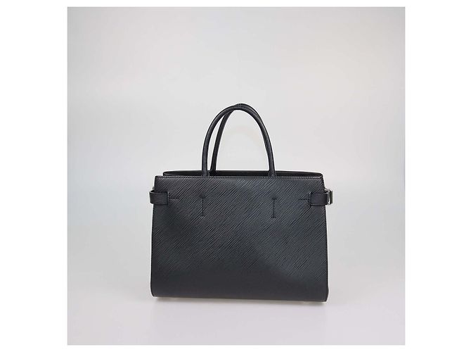 Borsa Twist Tote Louis Vuitton in pelle Epi nera Nero - vista 3