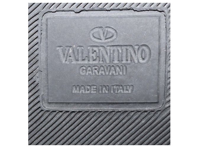 Valentino Ciabatte basse Rockstud in gomma nera Nero - vista 6
