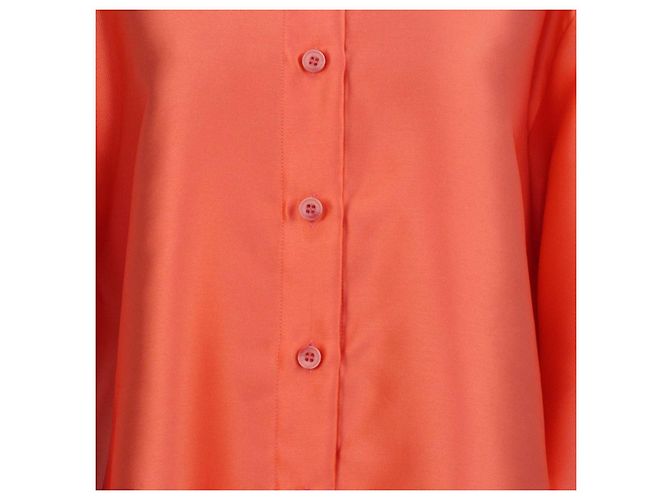 Marques Almeida Oversized-Hemd aus Polyester in Orange - Ansicht 4