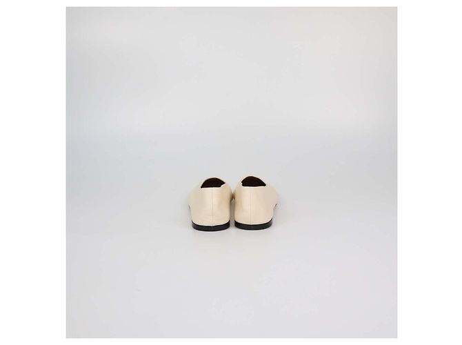Ballerine Awar in pelle crema The Row Crudo - vista 5