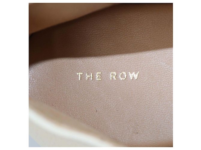 Ballerine Awar in pelle crema The Row Crudo - vista 6