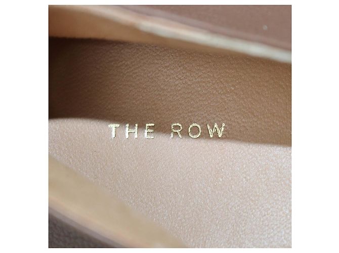 Ballerine Awar in pelle marrone The Row - vista 6