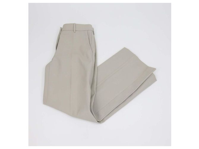 Pantalones Bremy de lana beige The Row - vista 3