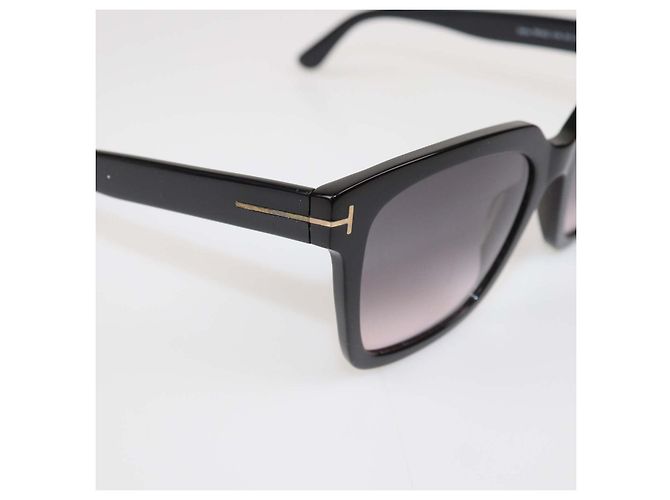 Gafas de sol cuadradas Selby de acetato negro Tom Ford - vista 6