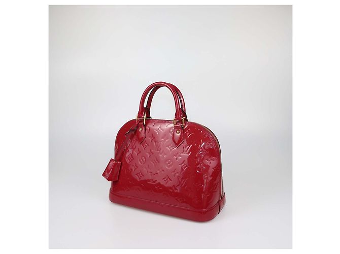 Borsa Louis Vuitton Indian Rose Monogram Vernis Alma PM Rosso - vista 2
