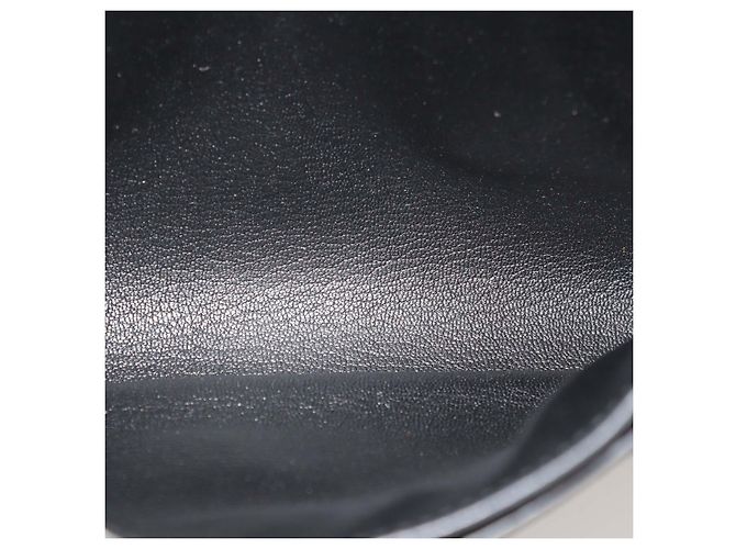 Hermès Pochette Kelly Depeches 25 Hermes in pelle Togo nera e canvas Nero - vista 7