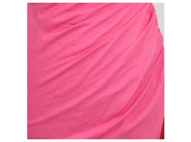 Jacquemus Le Raphia Mini-Kleid aus Viskosemischung in Rosa Pink - Ansicht 4