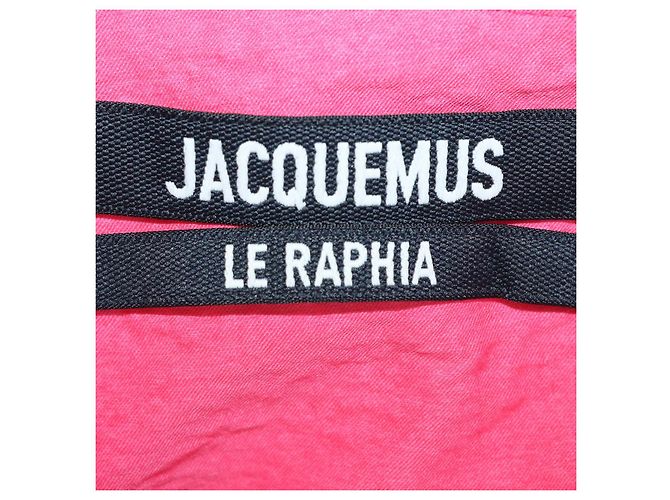 Jacquemus Le Raphia Mini-Kleid aus Viskosemischung in Rosa Pink - Ansicht 6