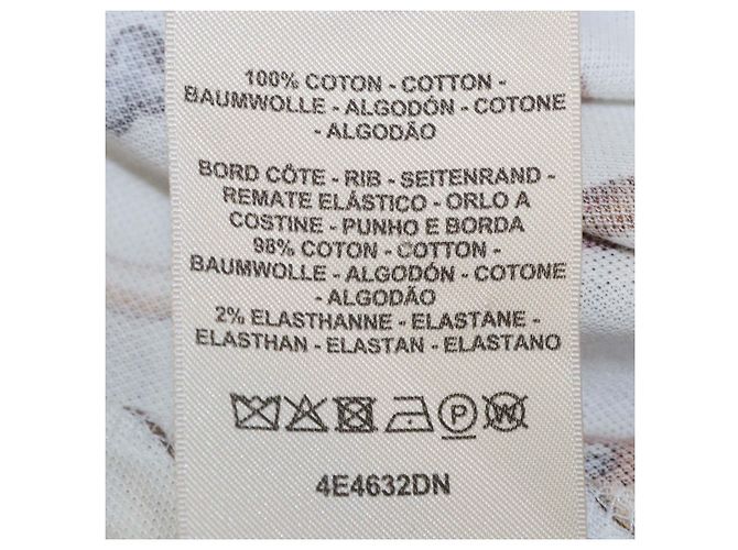 Hermès Camiseta Hermes de algodón blanco Panoplie Tout Print - vista 6