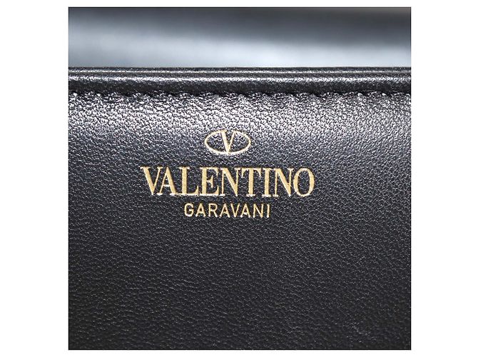 Mala de mão pequena Valentino One Stud em couro preto - vista 5