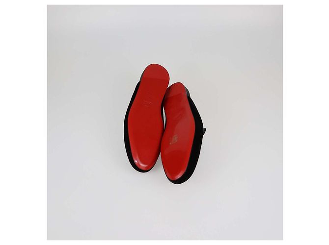 Mules Coolito decorate in velluto nero Christian Louboutin - vista 7
