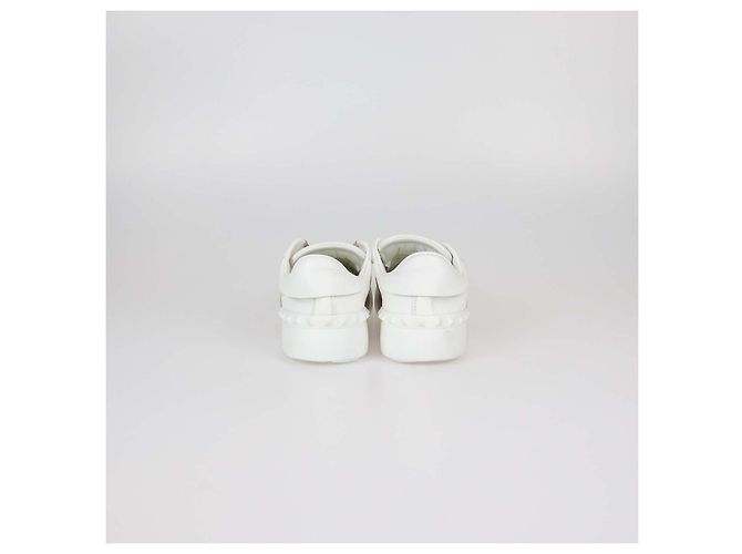 Sneakers aperte Valentino in pelle White/Pink Rosa Bianco - vista 5