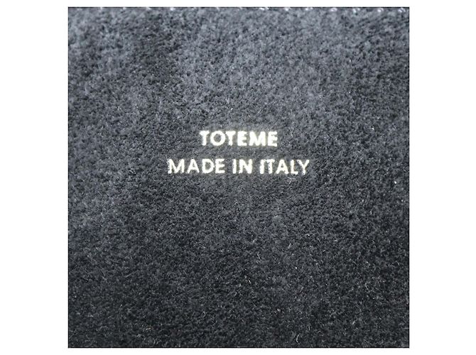 Totême Toteme Tote Lounge Cinturata in Camoscio Nero - vista 5
