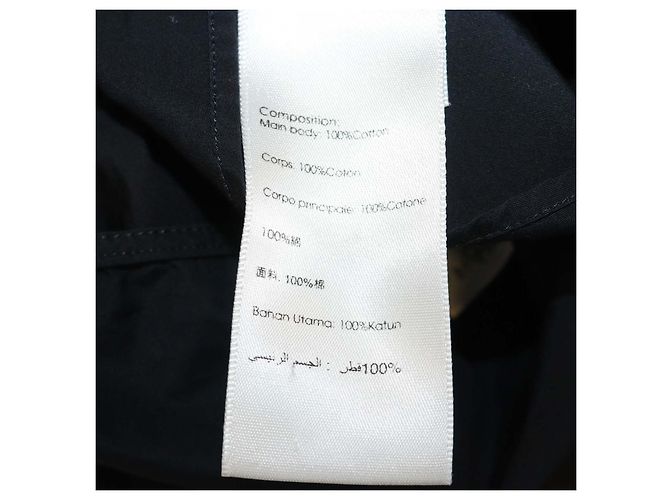 Top sin mangas de cuello halter en algodón azul marino 3.1 Phillip Lim - vista 6