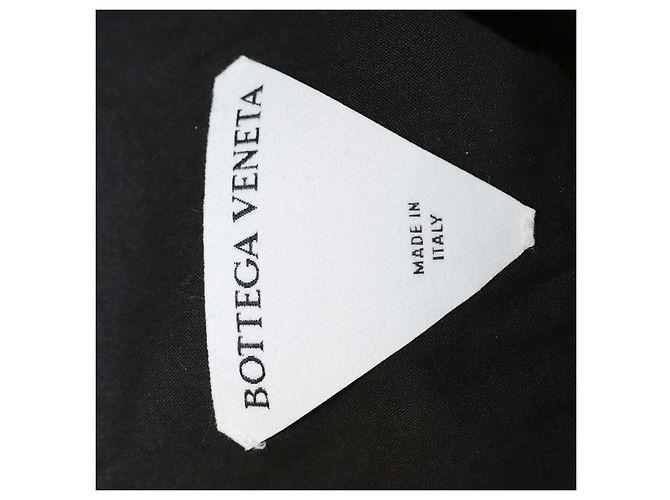 Camicia a maniche lunghe in lana nera Bottega Veneta Nero - vista 5