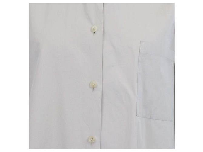 The Row Camisa de manga larga de algodón gris - vista 4