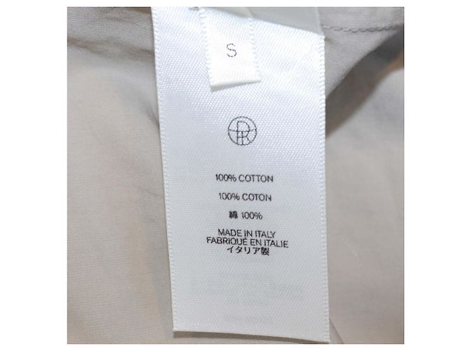 The Row Camisa de manga larga de algodón gris - vista 6