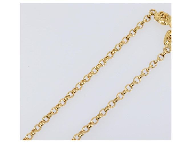 Collana CHANEL Metallo Tono Oro CC Auth bs36893M - vista 13