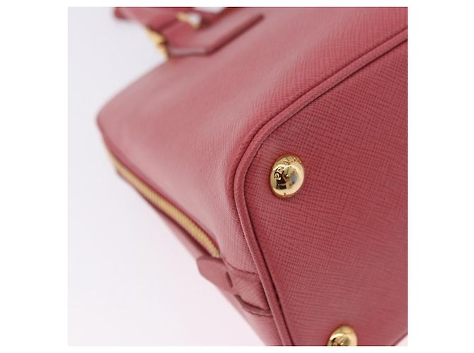 Bolso de mano PRADA Galleria Saffiano 2way Pink Gold Auth 199933V Rosa Dorado - vista 15