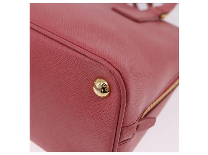 Bolso de mano PRADA Galleria Saffiano 2way Pink Gold Auth 199933V Rosa Dorado - vista 16