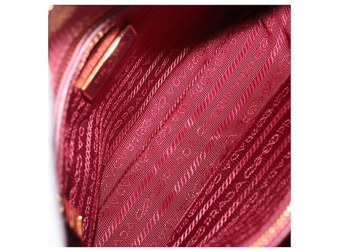 Bolso de mano PRADA Galleria Saffiano 2way Pink Gold Auth 199933V Rosa Dorado - vista 21