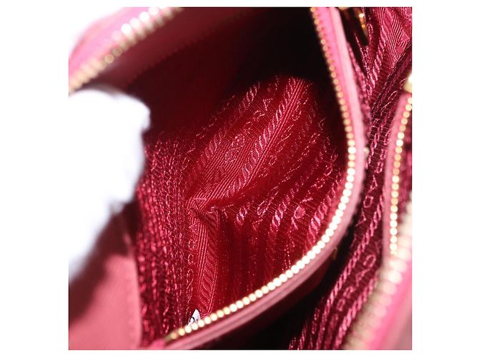Bolso de mano PRADA Galleria Saffiano 2way Pink Gold Auth 199933V Rosa Dorado - vista 30