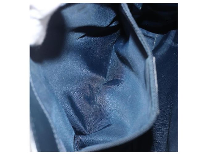 Borsa a mano Christian Dior Trotter Canvas Navy Gold Auth 201927 D'oro Blu navy - vista 23