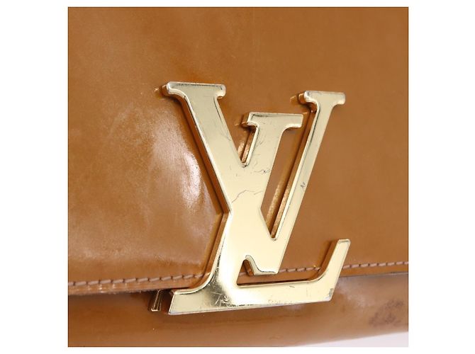 LOUIS VUITTON Vernis Pochette Louise GM Clutch Bag Dunne LV Auth 200232 - vista 19