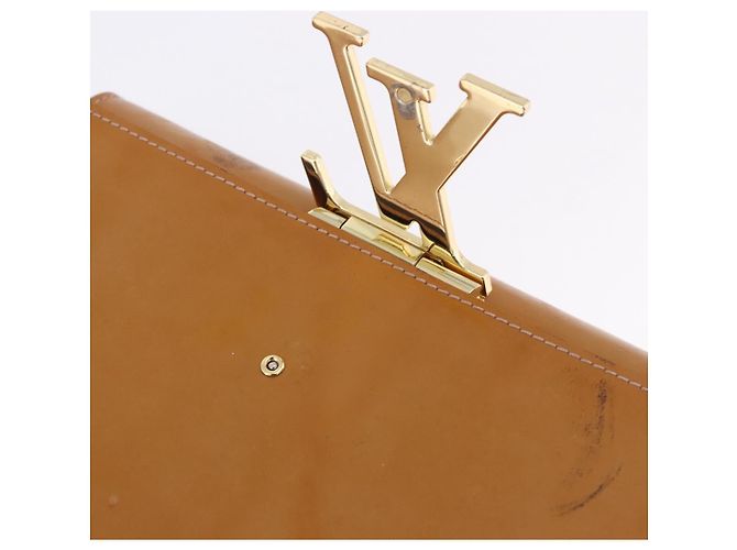 LOUIS VUITTON Vernis Pochette Louise GM Clutch Bag Dunne LV Auth 200232 - vista 20
