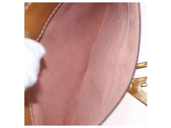 LOUIS VUITTON Vernis Pochette Louise GM Clutch Bag Dunne LV Auth 200232 - vista 27