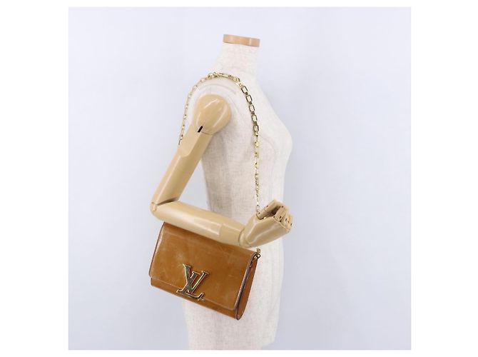 LOUIS VUITTON Vernis Pochette Louise GM Clutch Bag Dunne LV Auth 200232 - vista 29