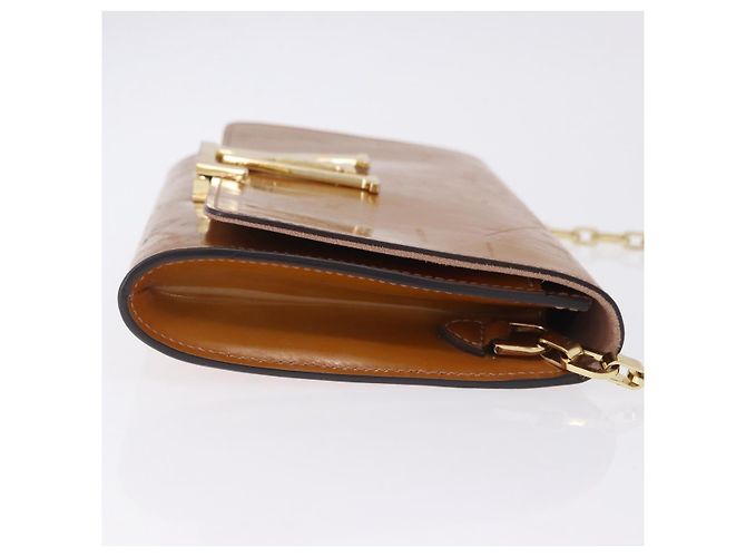 LOUIS VUITTON Vernis Pochette Louise GM Clutch Bag Dunne LV Auth 200232 - vista 4