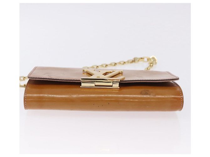 LOUIS VUITTON Vernis Pochette Louise GM Clutch Bag Dunne LV Auth 200232 - vista 6