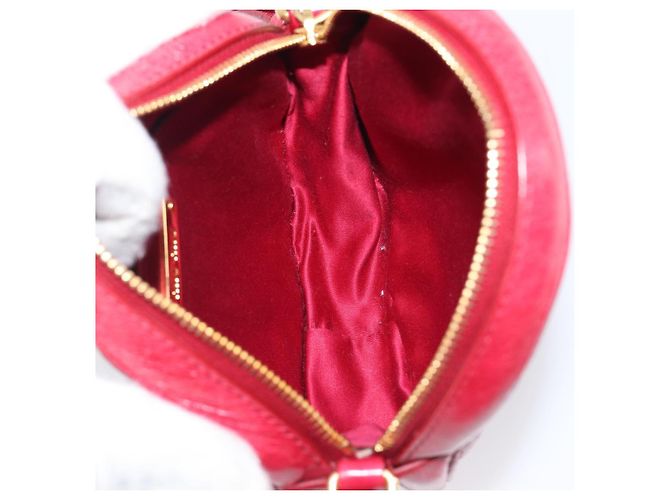 Borsa Miu Miu Matelassé in pelle rossa e oro Auth 199435V Rosso D'oro - vista 17