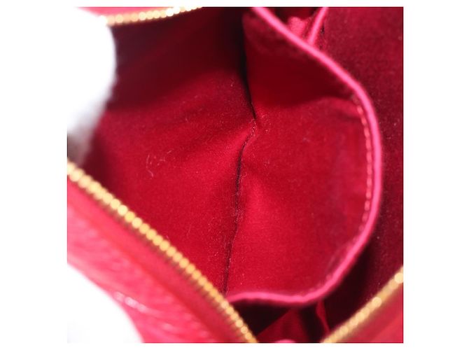 Borsa Miu Miu Matelassé in pelle rossa e oro Auth 199435V Rosso D'oro - vista 20