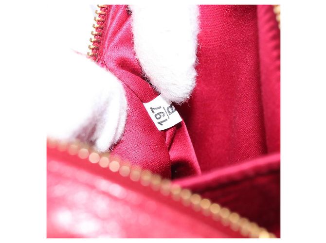 Borsa Miu Miu Matelassé in pelle rossa e oro Auth 199435V Rosso D'oro - vista 21