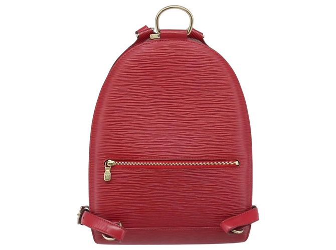Zaino LOUIS VUITTON Epi Mabillon Castilian Red M52237 LV Auth 199196A Rosso - vista 2