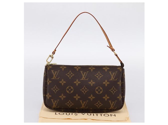 LOUIS VUITTON Monogram Pochette Accessoires Pouch M51980 LV Auth 202010V Monogramma - vista 12