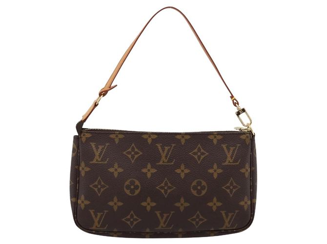 LOUIS VUITTON Monogram Pochette Accessoires Pouch M51980 LV Auth 202010V Monogramma - vista 2