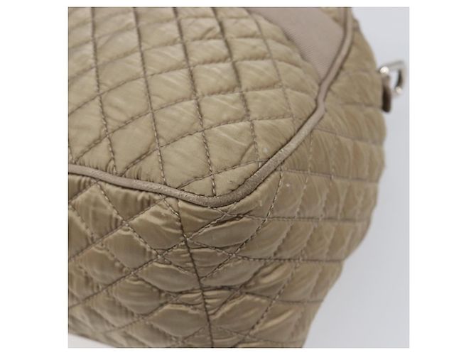 Borsa Salvatore Ferragamo Vala Nylon Brown Silver Auth hk4011 Marrone Argento - vista 11
