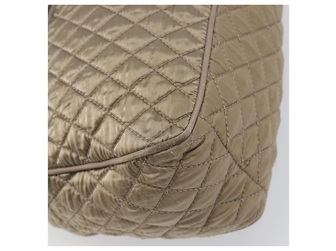 Borsa Salvatore Ferragamo Vala Nylon Brown Silver Auth hk4011 Marrone Argento - vista 12