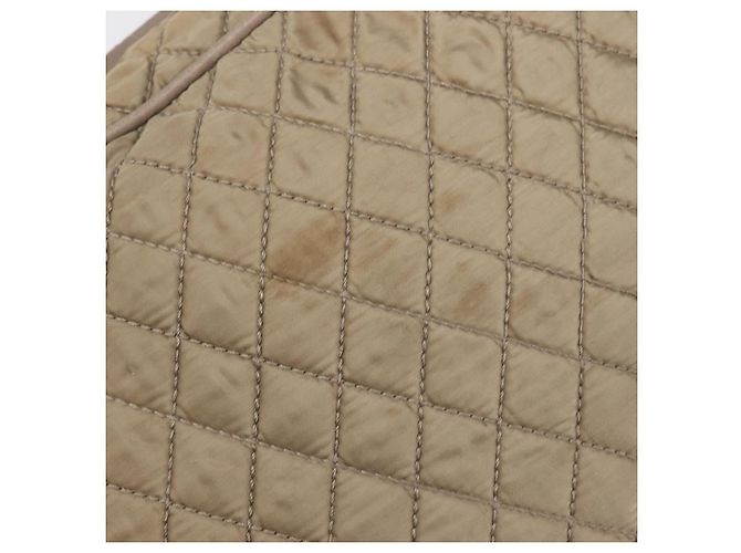 Borsa Salvatore Ferragamo Vala Nylon Brown Silver Auth hk4011 Marrone Argento - vista 15